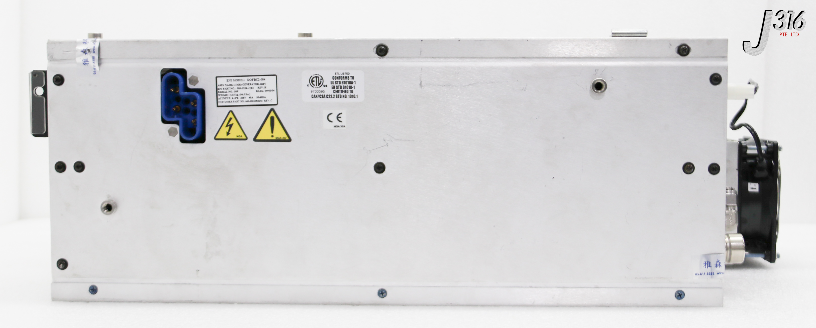 38391 ENI 2MHZ RF GEN, 000-1103-084, 660-002295-002 (REFURB